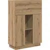 Image de vidaXL Bureau Artisan-Chêne 71.5 x 31.5 x 106.5 cm Bois composite