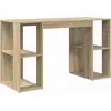 Image de vidaXL Bureau Chêne Sonoma 130 x 50,5 x 75 cm Bois composite