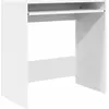 Image de vidaXL Bureau avec rangement blanc 77,5 x 43 x 79 cm Bois composite