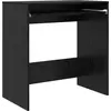 Image de vidaXL Bureau noir imitation chêne 77,5 x 43 x 79 cm