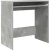 Image de vidaXL Bureau Béton Gris 77,5 x 43 x 79 cm Bois composite