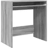 Image de vidaXL Bureau gris Sonoma 77,5 x 43 x 79 cm Bois composite