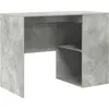 Image de vidaXL Bureau Béton Gris 102 x 50 x 75 cm Bois composite