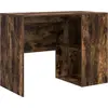 Image de vidaXL Bureau Chêne fumé 102 x 50 x 75 cm Bois composite
