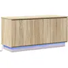 Image de Meuble TV vidaXL en chêne Sonoma, 100 x 38 x 49 cm, aggloméré