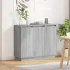Image de vidaXL Sideboard LED gris Sonoma 90 x 32 x 75 cm Bois composite