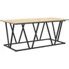 Image de Table basse Sonoma Oak 100X50X40 Cm En bois reconstitué et métal Lumarko