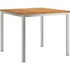 Image de vidaXL Table de salle à manger marron 90 x 90 x 75 cm en bois massif d'acacia