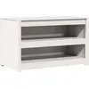 Image de Armoire de cuisine vidaXL MEPPEL, blanche, 106 x 55 x 64 cm, en pin massif