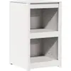 Image de Armoire de cuisine vidaXL MEPPEL, blanche, 55 x 55 x 92 cm, en pin massif