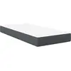 Image de vidaXL Matelas de lit avec matelas Gris 80 x 200 cm Tissu