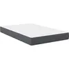 Image de vidaXL Matelas de lit avec matelas Gris 120 x 190 cm Tissu