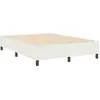 Image de vidaXL Sommier plateforme crème 160 x 200 cm en velours côtelé