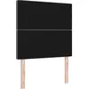 Image de Tête de lit vidaXL gris foncé 100 cm velours