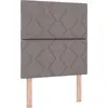 Image de Tête de lit taupe 80 cm en tissu vidaXL