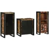 Image de Vidaxl Ensemble De Mobilier De Salle De Bain 3 Pcs Bois Recyclé Solide