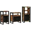 Image de Vidaxl Bathroom Furniture Set With Drawer 3 Pcs Solid Reclaim Wood