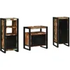 Image de Vidaxl Bathroom Furniture Set With Drawer 3 Pcs Solid Reclaim Wood