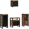 Image de Vidaxl Ensemble De Mobilier De Salle De Bain 4 Pcs Bois Recyclé Solide
