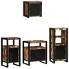 Image de Vidaxl Ensemble De Mobilier De Salle De Bain 4 Pcs Bois Recyclé Solide