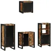 Image de Vidaxl Ensemble De Mobilier De Salle De Bain 4 Pcs Bois Recyclé Solide