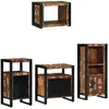 Image de Vidaxl Ensemble De Mobilier De Salle De Bain 4 Pcs Bois Recyclé Solide