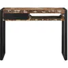 Image de vidaXL Bureau Multicolore 100x50x75 cm Bois massif de récupération