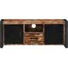 Image de vidaXL Armoire TV 100x30x40 cm Vieux bois massif