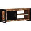 Image de vidaXL Armoire TV 80x30x35 cm bois massif ancien