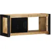 Image de vidaXL Armoire TV 80x30x35 cm Bois massif rugueux Mango