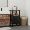 Image de vidaXL Armoire de salle de bain avec étagère Marron Bois massif upcyclé