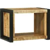 Image de Vidaxl Cube Mural Marron 55 X 35 X 40 Cm Bois De Mangue Massif