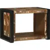 Image de vidaXL Cube mural marron 55 x 35 x 40 cm Bois massif recyclé