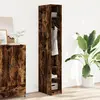 Image de vidaXL Armoire chêne fumé 30x50x200 cm Bois composite