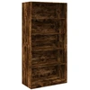 Image de vidaXL Armoire chêne fumé 100x50x200 cm Bois composite