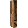Image de vidaXL Armoire aspect bois ancien 30x50x200 cm Bois composite