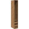 Image de vidaXL Armoire Artisan-Chêne 30x50x200 cm Bois composite