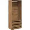 Image de vidaXL Armoire Artisan-Chêne 80x50x200 cm Bois composite