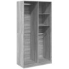 Image de vidaXL Armoire Gris Sonoma 100x50x200 cm Bois composite