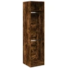 Image de vidaXL Armoire chêne fumé 50x50x200 cm Bois composite