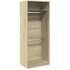 Image de vidaXL Armoire Chêne Sonoma 80x50x200 cm Bois composite