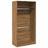Image de vidaXL Armoire Artisan-Chêne 100x50x200 cm Bois composite