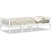 Image de vidaXL Lit d'enfant sans matelas blanc 80x200 cm pin massif