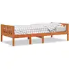 Image de vidaXL Lit d'enfant sans matelas brun cireux 90x190 cm pin massif