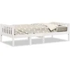 Image de vidaXL Lit d'enfant sans matelas blanc 75x190 cm pin massif