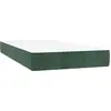 Image de Matelas de poche, vert foncé, 100X210X20 cm, velours Lumarko