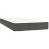Image de Matelas à ressorts, Gris foncé, 90X220X20 Cm, velours Lumarko !