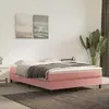 Image de Matelas à poches, rose, 140X220X20 Cm, tissu Lumarko