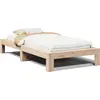 Image de vidaXL Lit en pin massif sans matelas 100x200 cm