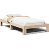 Image de vidaXL Lit en bois massif sans matelas 90x200 pin